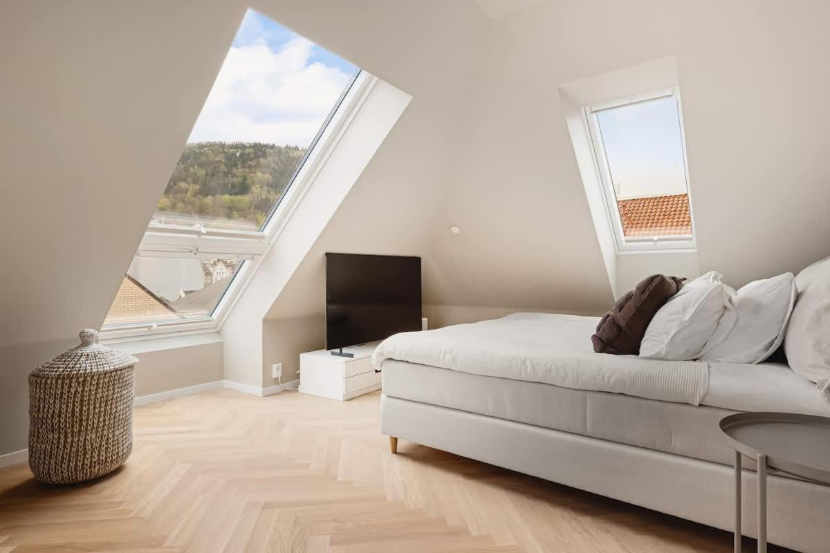 Dinbnb Apartments I Mid-City Luxury With Mini Balcony And Smart Tv & Sound System Bergen Buitenkant foto